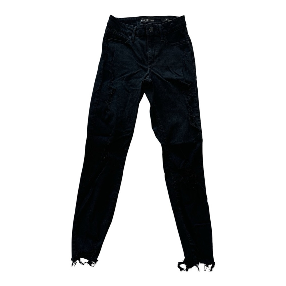 Denim Black, Brand: Guess, size: 26 
Jeans destroyed